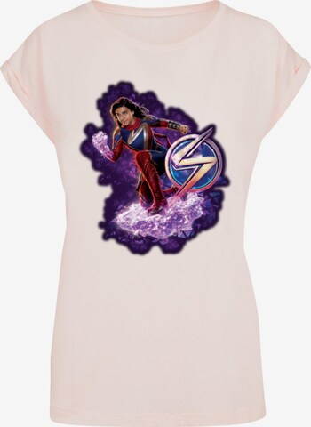 T-shirt 'The Marvels - Photo Cosmic Pose' ABSOLUTE CULT en rose : devant
