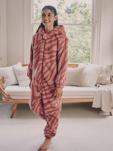 Salopetă de la Next pe roz: față