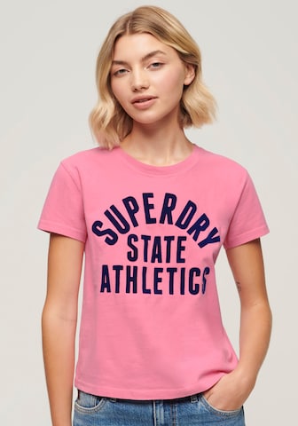 Superdry Shirt in Roze: voorkant