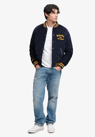 Superdry & Co Between-season jacket 'VARSITY' in Blue