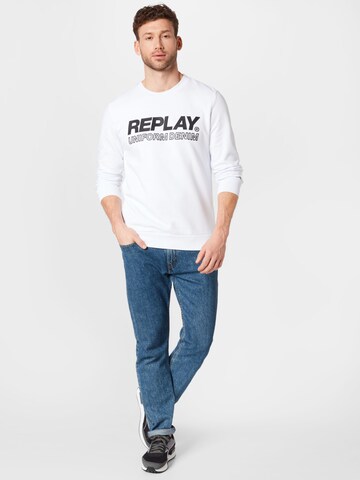 REPLAY Sweatshirt in White