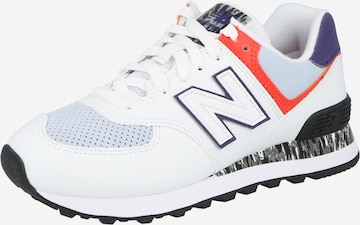 new balance Rövid szárú sportcipők '574' - fehér: elől