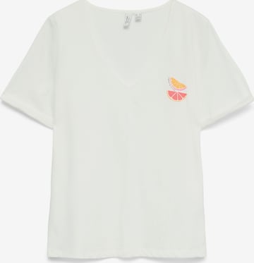 VERO MODAMajica 'VMKANYA' - bijela boja: prednji dio