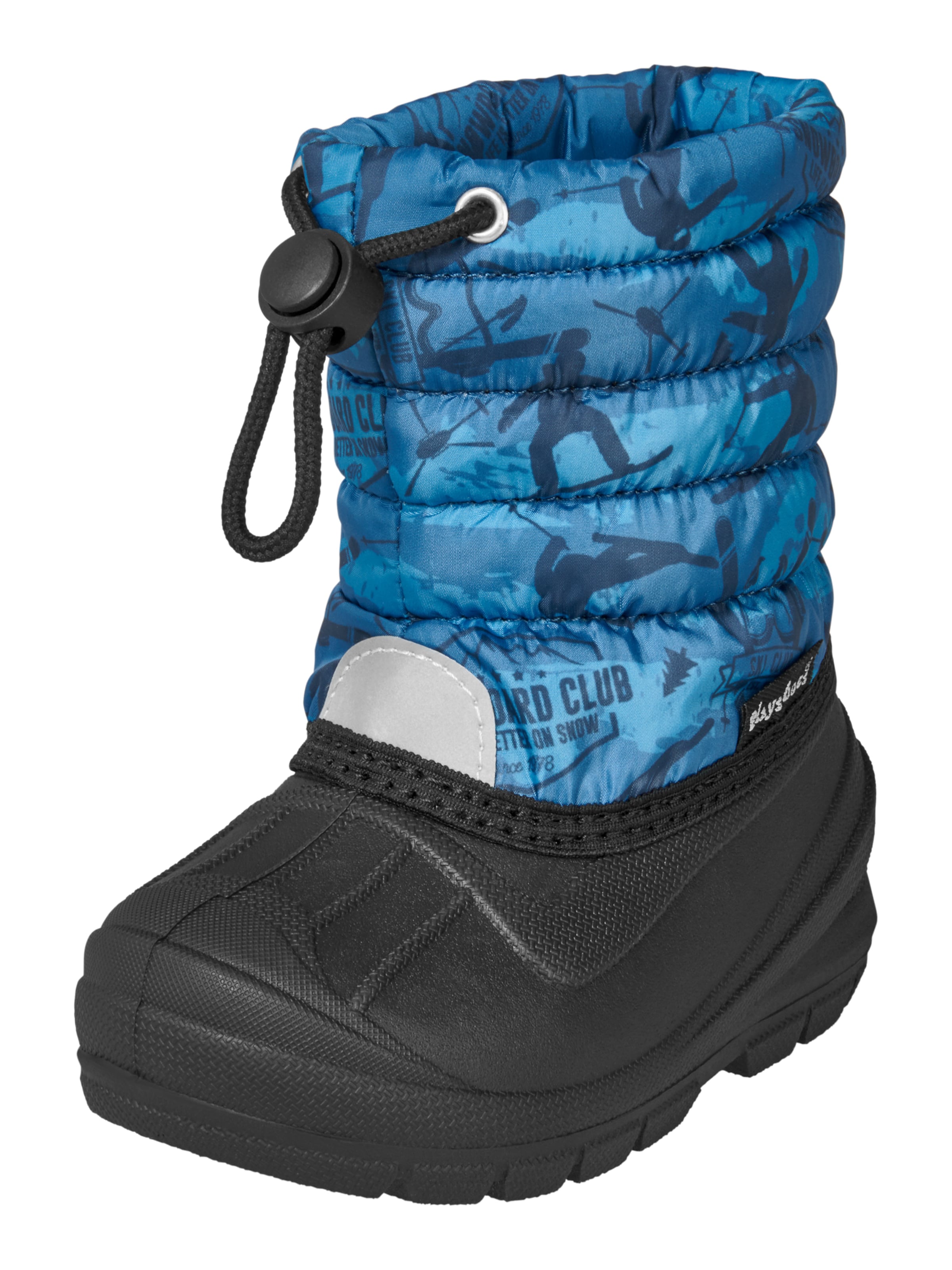 PLAYSHOES - Botas de nieve 'Wintersportler' en azul: frente