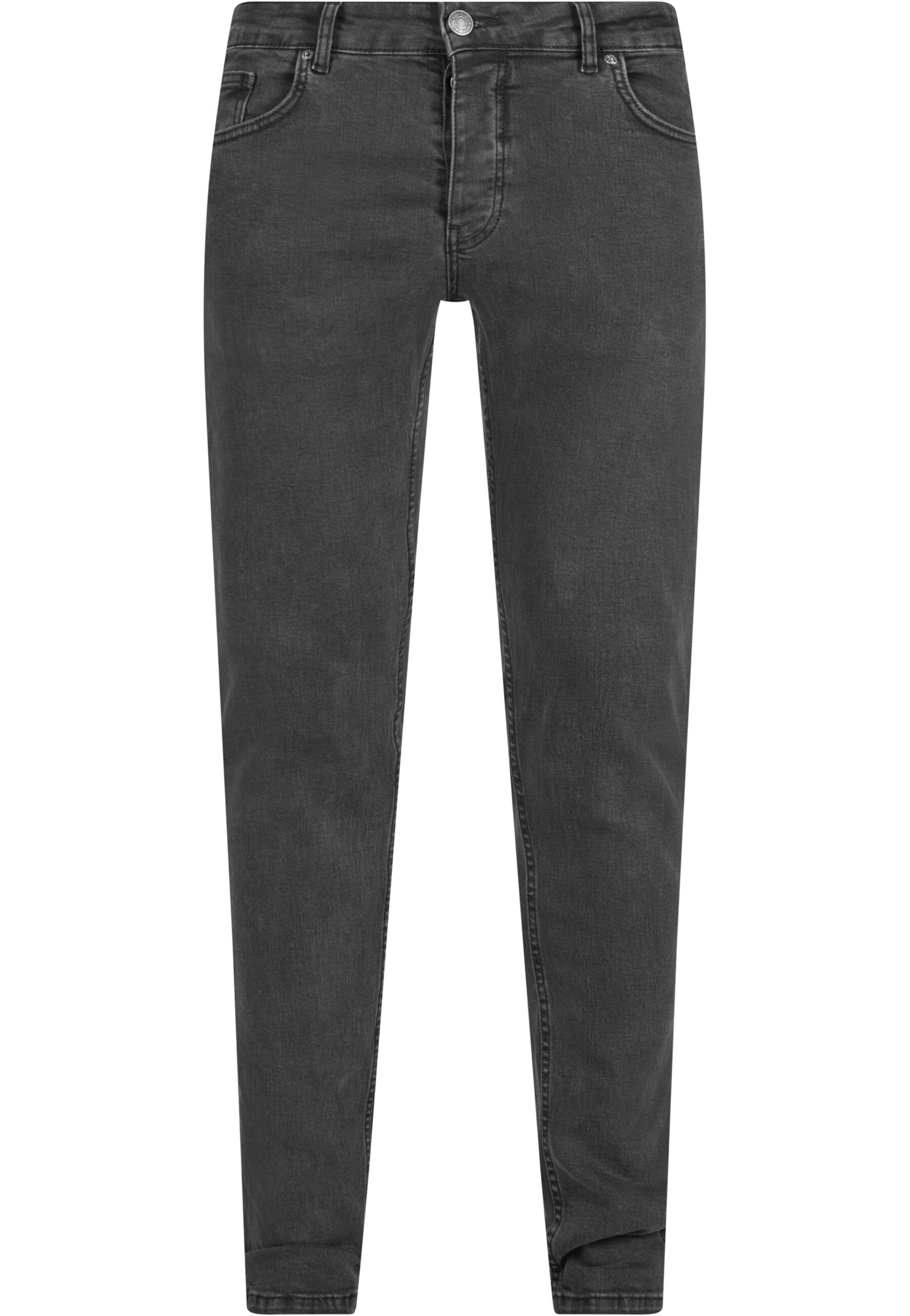 2Y Premium Slimfit Jeans in Zwart: voorkant