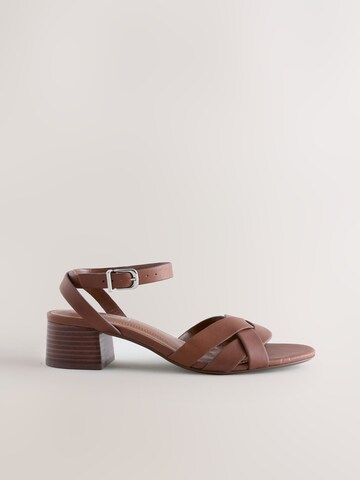 Next Strap sandal 'Forever Comfort®' in Brown