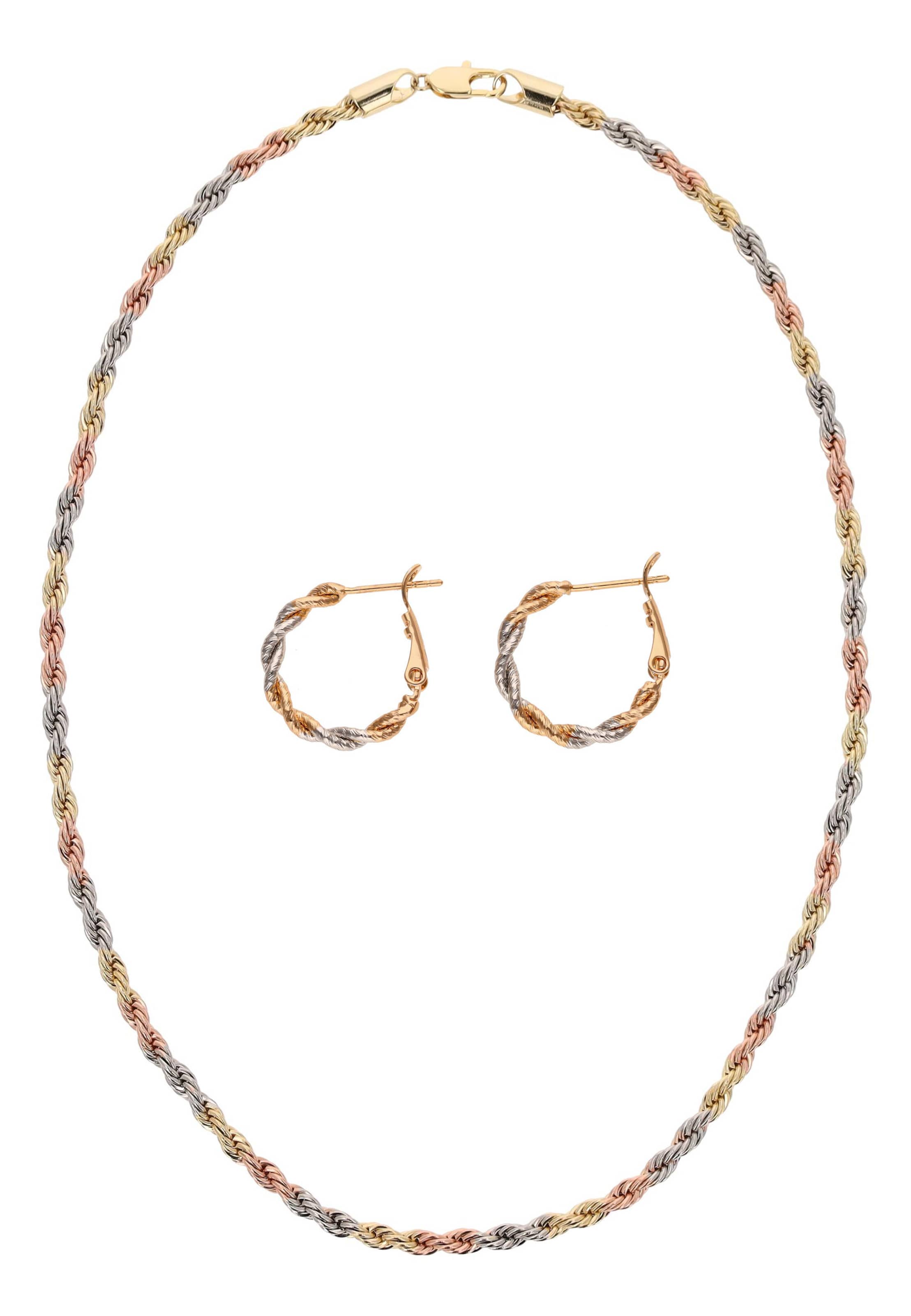 faina Conjuntos de bijuteria em ouro / ouro rosa / prata, Vista do artigo