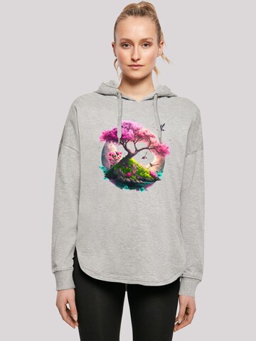 F4NT4STIC Sweatshirt in Grau: Vorderseite