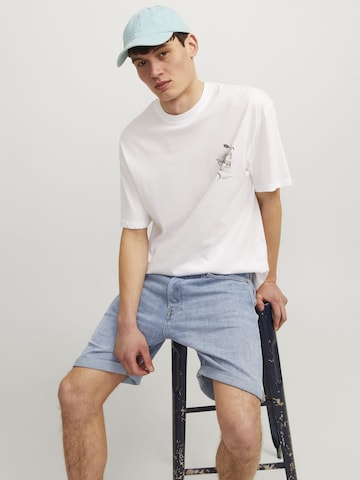 JACK & JONES Loose fit Jeans 'Chris Wood' in Blue