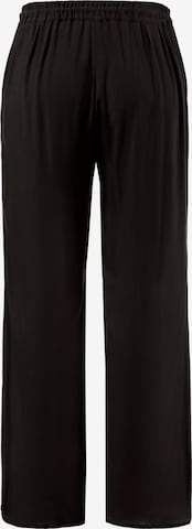 Wide Leg Pantalon Ulla Popken en noir