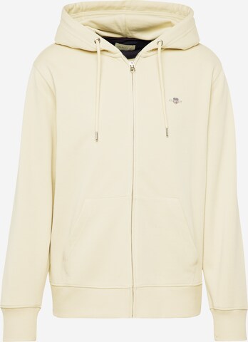 GANT Sweatjacke in Beige: predná strana