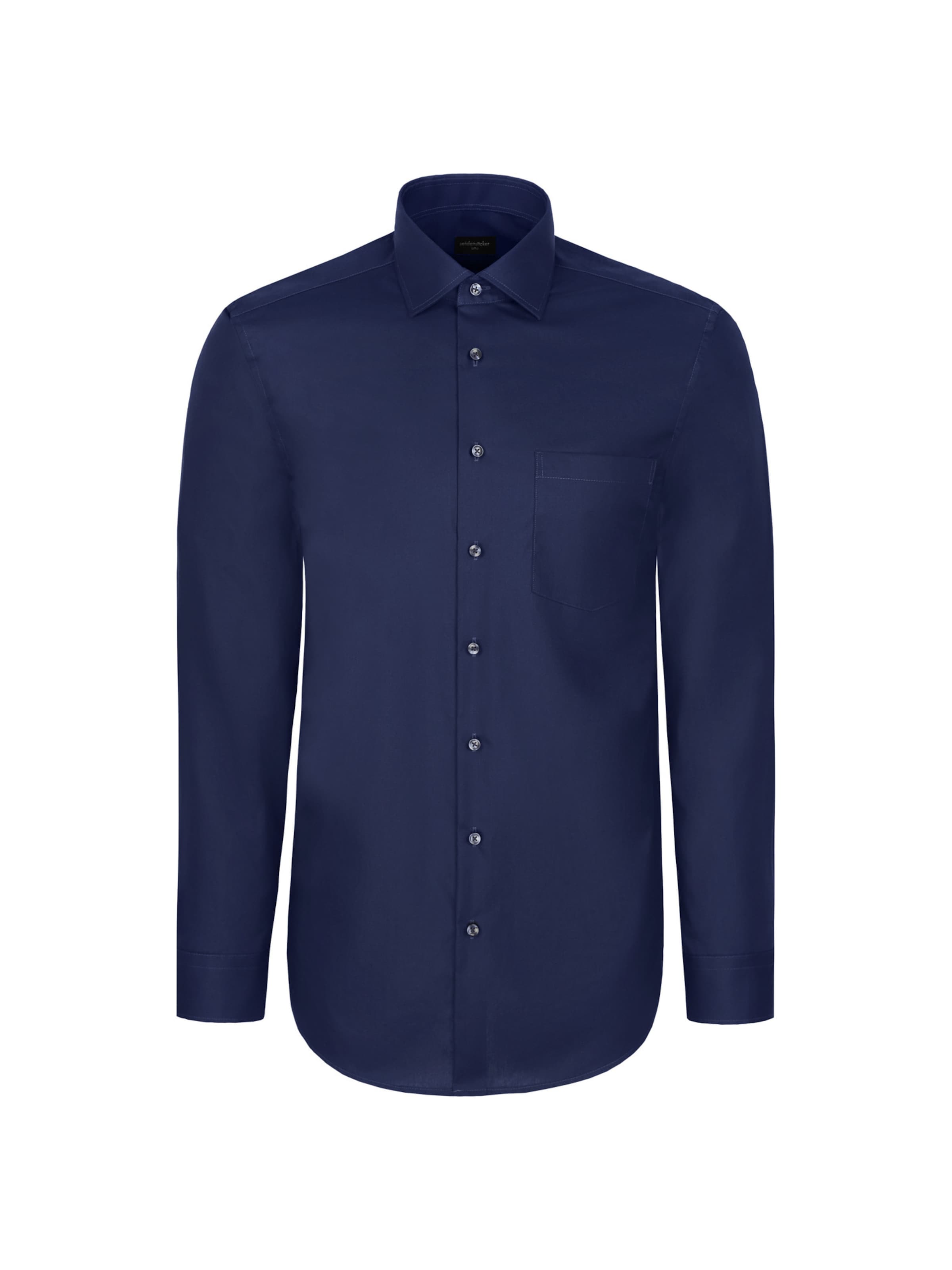 Coupe regular Chemise business SEIDENSTICKER en bleu : devant