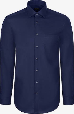 SEIDENSTICKER Regular fit Business Shirt in Blue: front