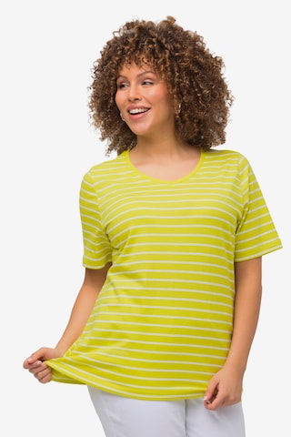 T-shirt Ulla Popken en jaune : devant