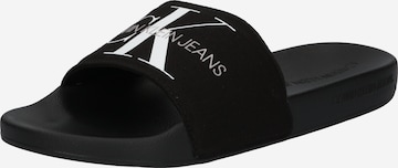 Calvin Klein Jeans Beach & Pool Shoes in Black: front