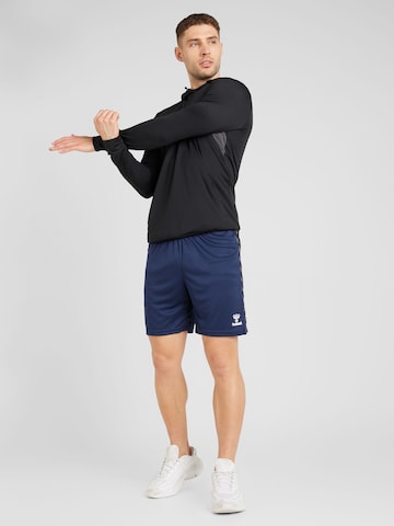 Regular Pantalon de sport 'AUTHENTIC' Hummel en bleu