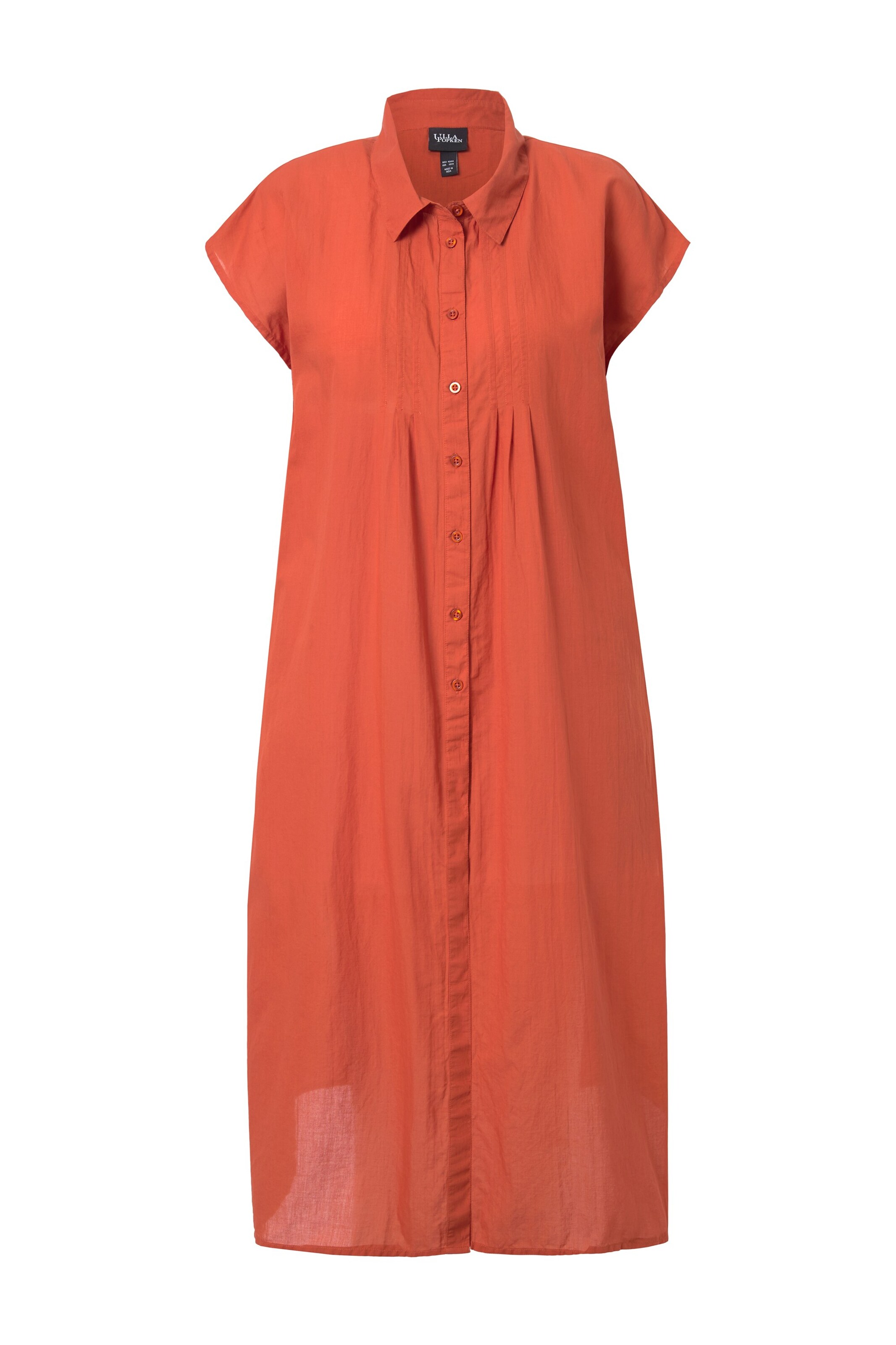 Ulla Popken Blousejurk in Oranje: voorkant