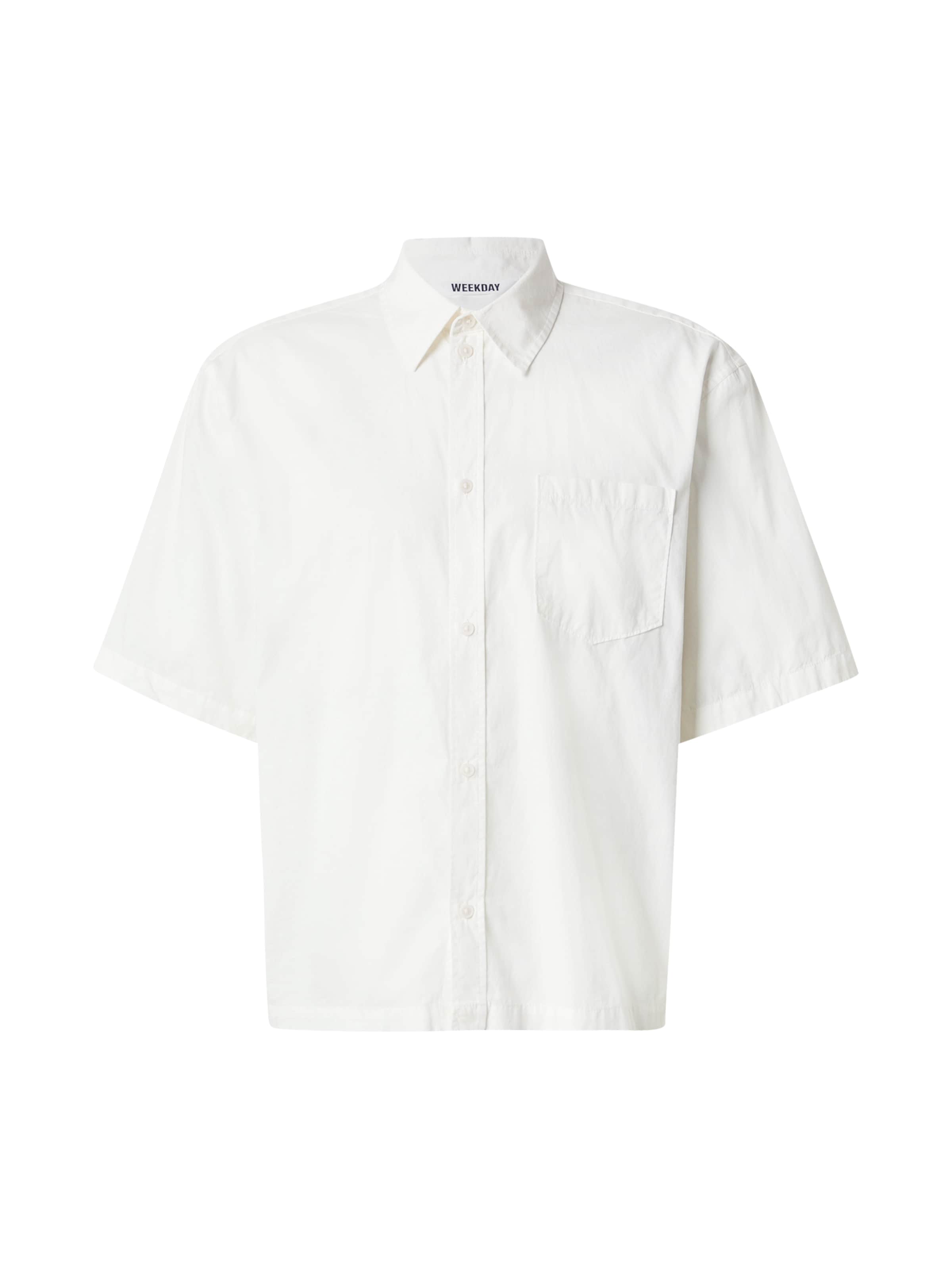 WEEKDAY Πουκάμισο σε λευκό: μπροστά