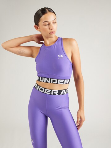 UNDER ARMOUR - Top deportivo en lila: frente
