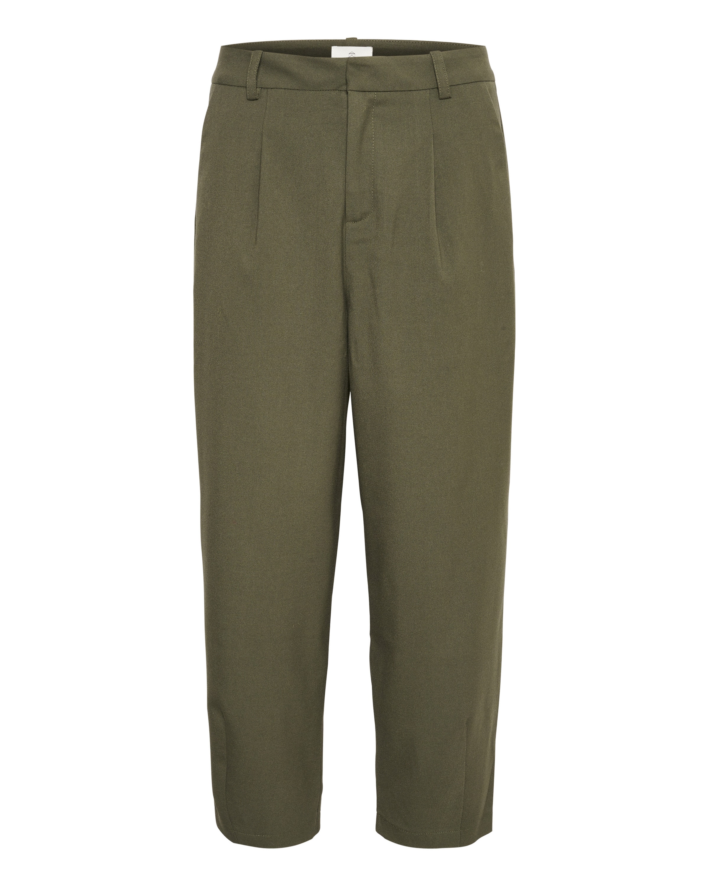 Pantalon à pince &#x27;KAMerle&#x27; Kaffe en vert : devant