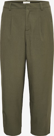 Pantalon à pince 'KAMerle' Kaffe en vert : devant