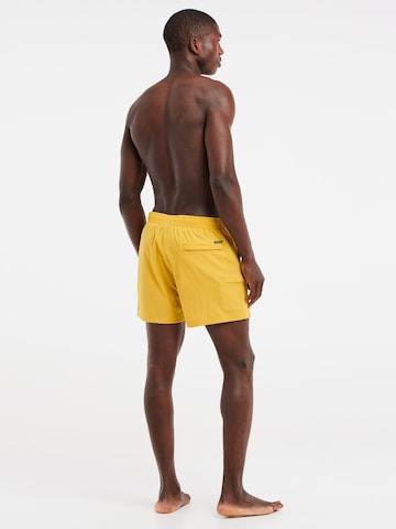 PROTEST Board Shorts 'PRTYESSINE' in Yellow