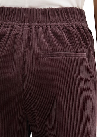 Marc O'Polo Wide leg Broek in Rood