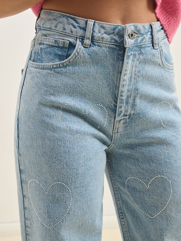 Sálea Wide leg Τζιν σε μπλε