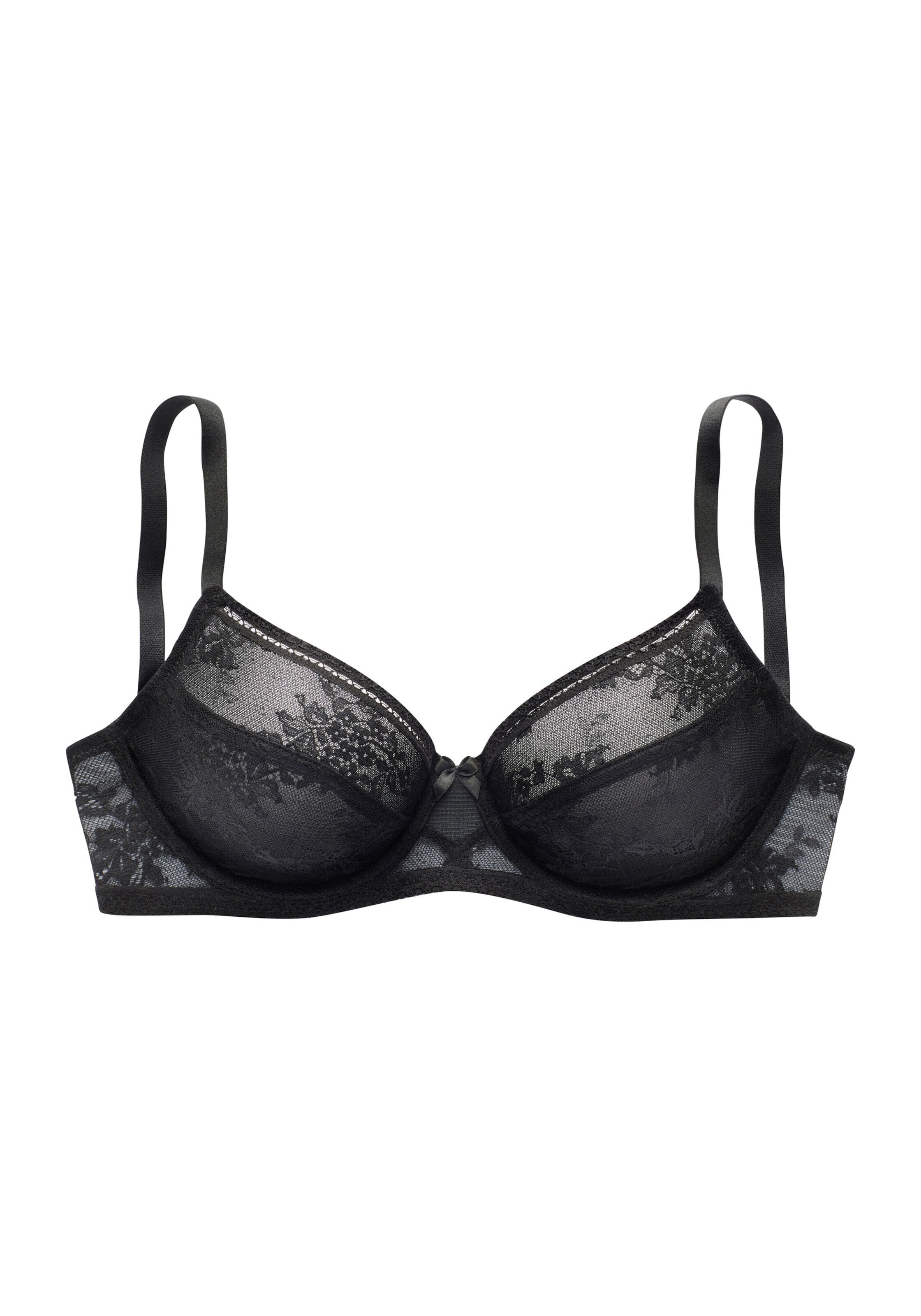 LASCANA Bustier BH in Schwarz: Vorderseite