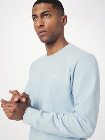 ADIDAS SPORTSWEAR - Sweatshirt de desporto 'Essentials Fleece' em azul