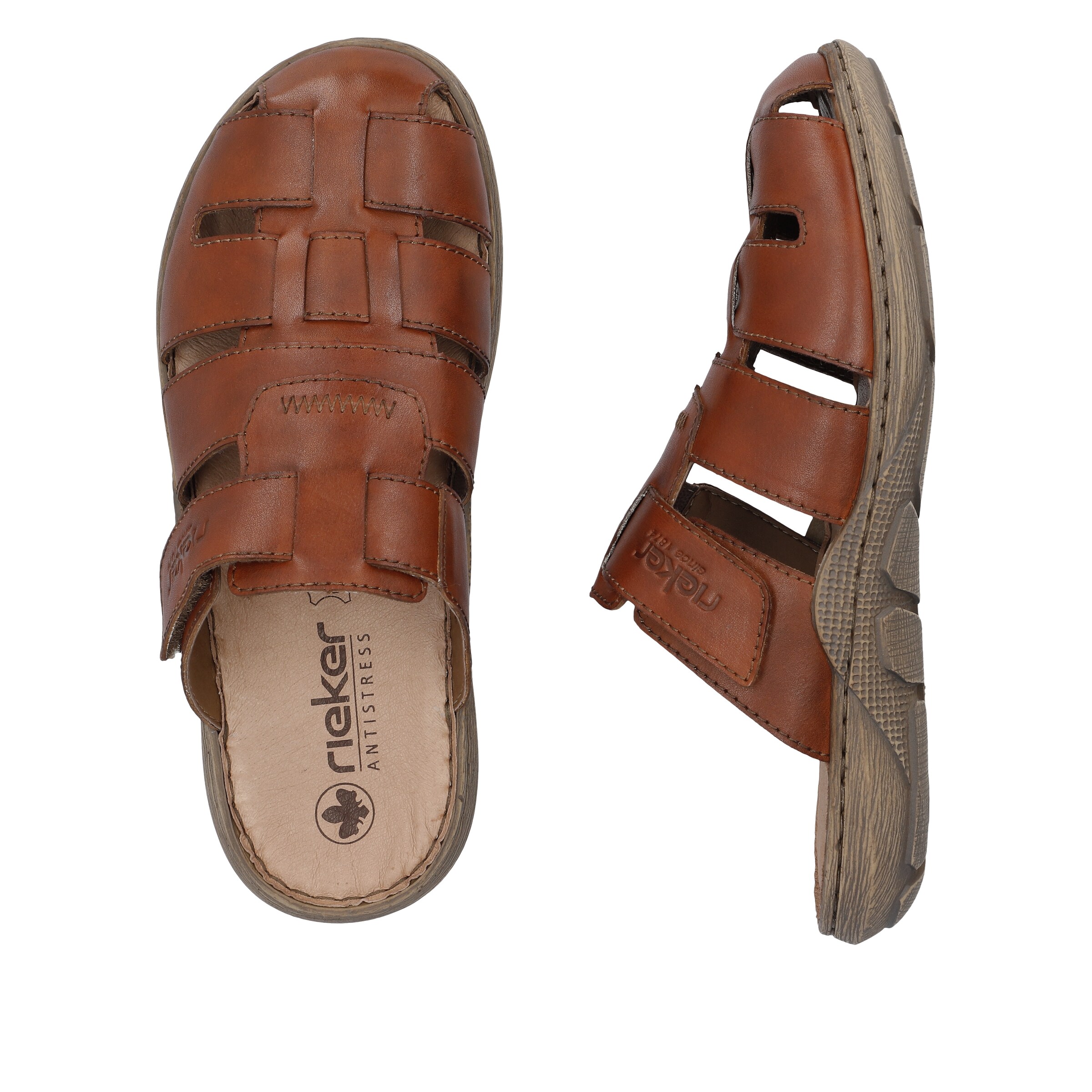 Mule '22087' Rieker en marron