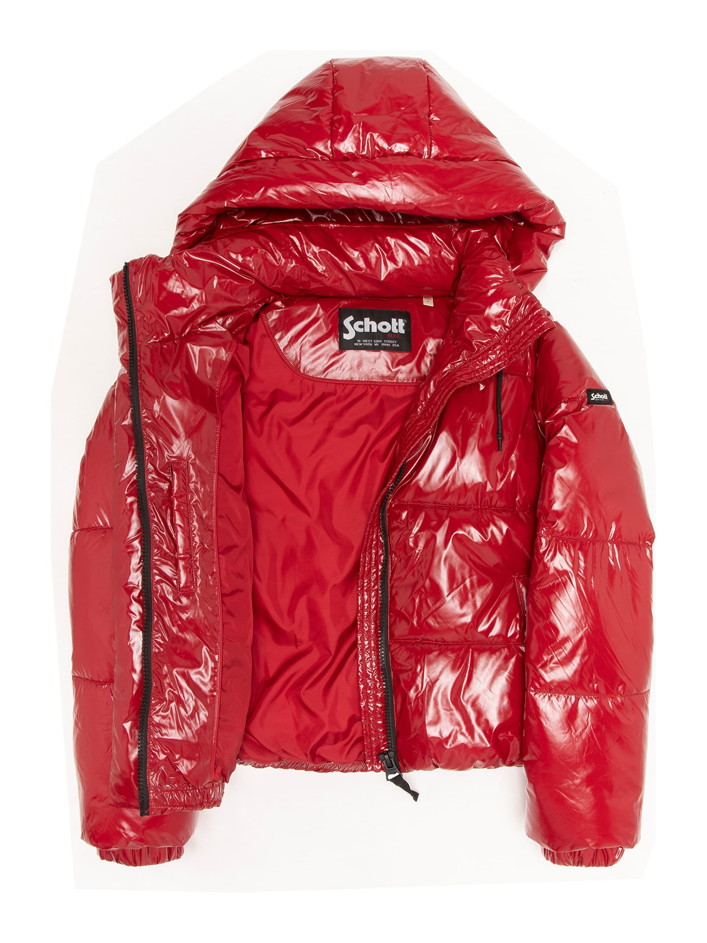 Manteau d’hiver Schott NYC en rouge