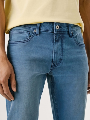 Coupe slim Jean 'Standley' Pepe Jeans en bleu