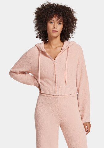 UGG Knit Cardigan in Pink: front