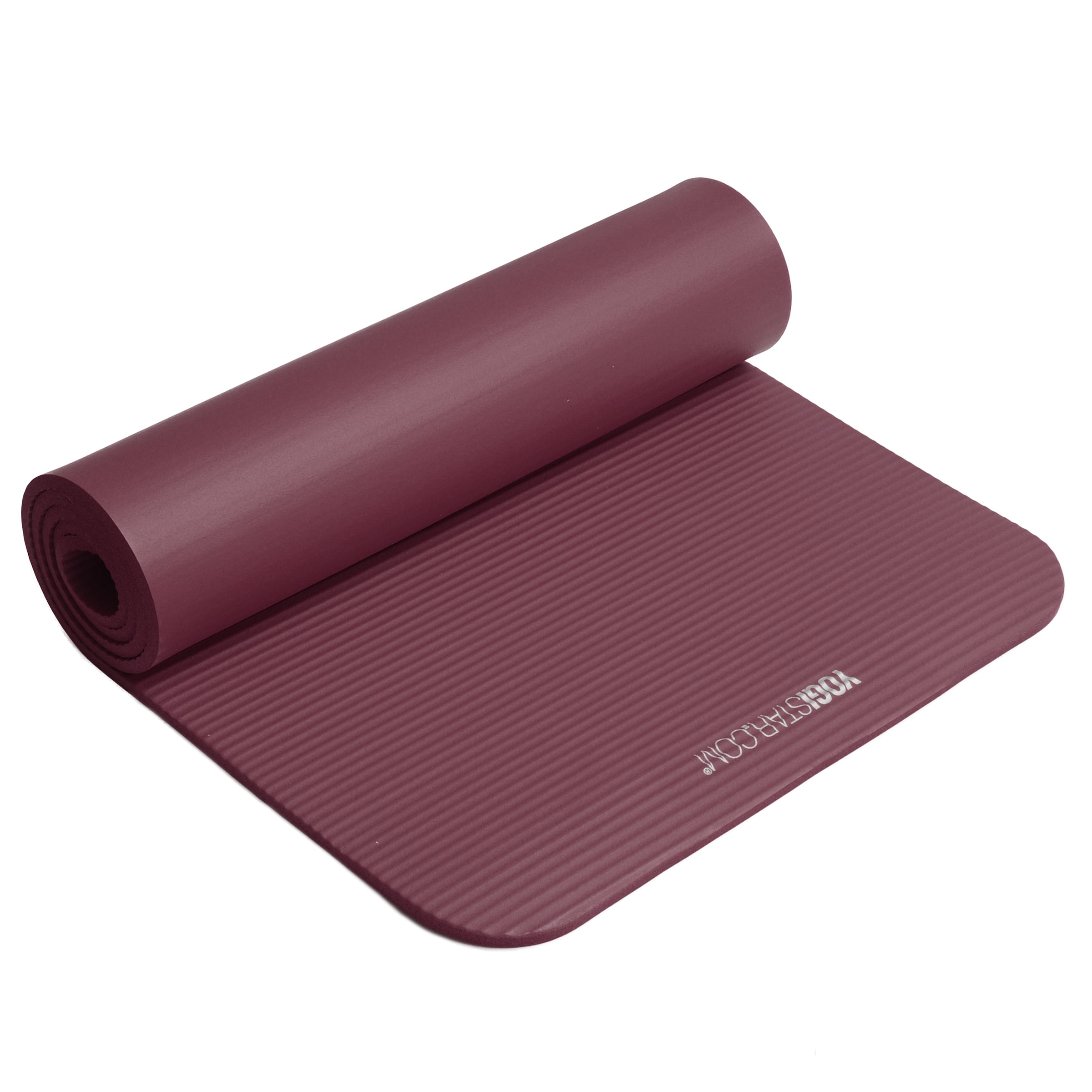 YOGISTAR.COM Fitnessmatte Gym 10mm in Rot: Vorderseite