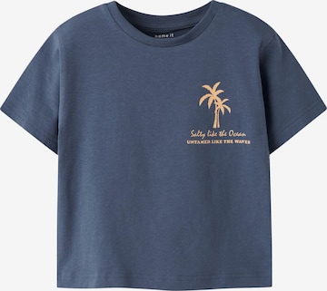 NAME IT Shirt 'NMMFlom' in Blue: front