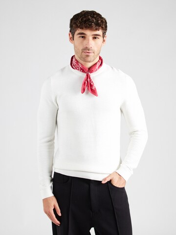 JACK & JONES Pullover 'OTTO' in Weiß: Vorderseite