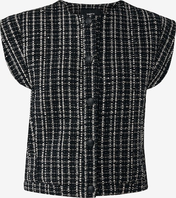 Geacă tricotată de la MEXX pe negru: față