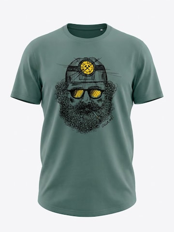 karlskopf Shirt 'BERGMANN' in Green: front