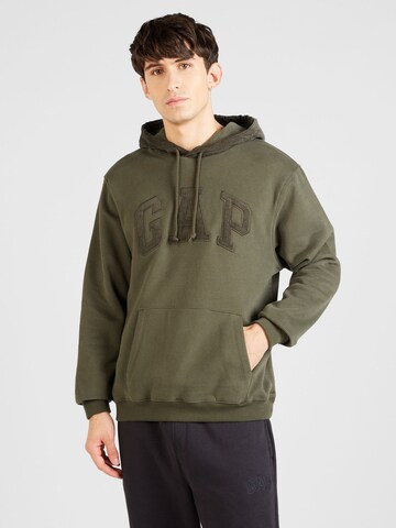 GAP Sweatshirt in Green: front