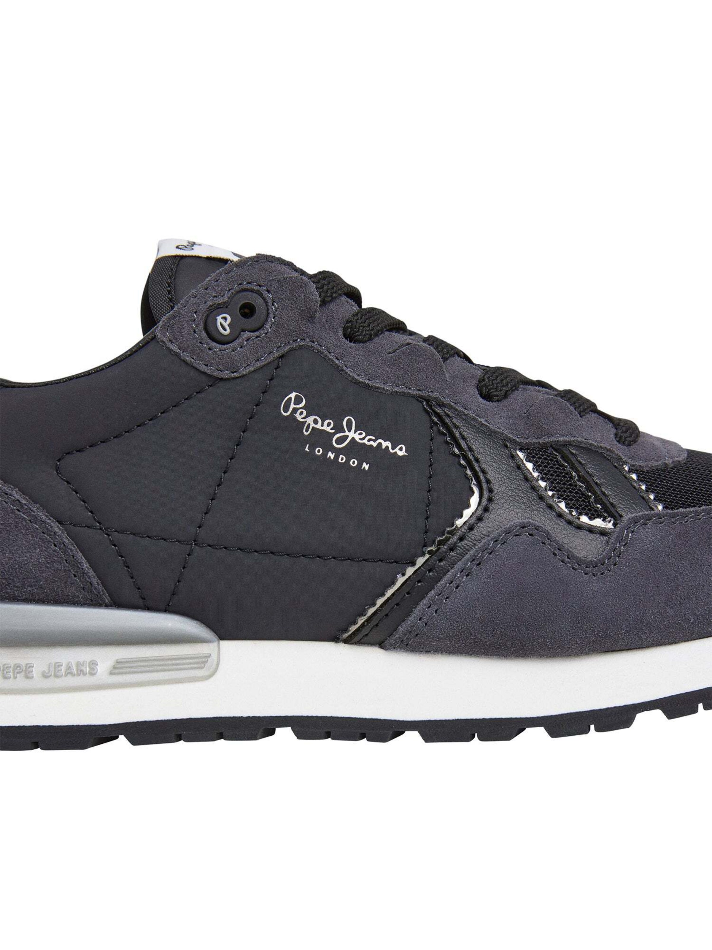 Pepe Jeans Sneaker 'Brit Mirror' in Schwarz