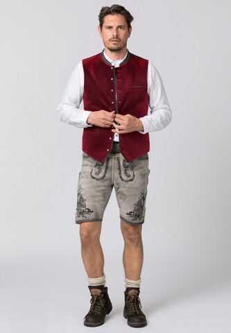 STOCKERPOINT Traditional Vest 'Lorenzo' in Red