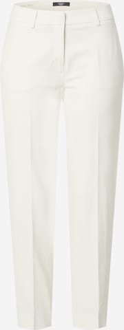 Weekend Max Mara Tapered Trousers with creases in Beige: front