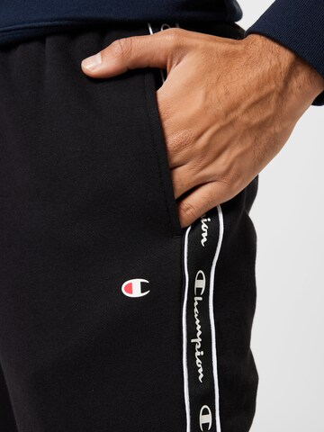 Champion Authentic Athletic Apparel Tapered Broek in Zwart