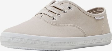 ESPRIT Sneakers laag in Beige: voorkant