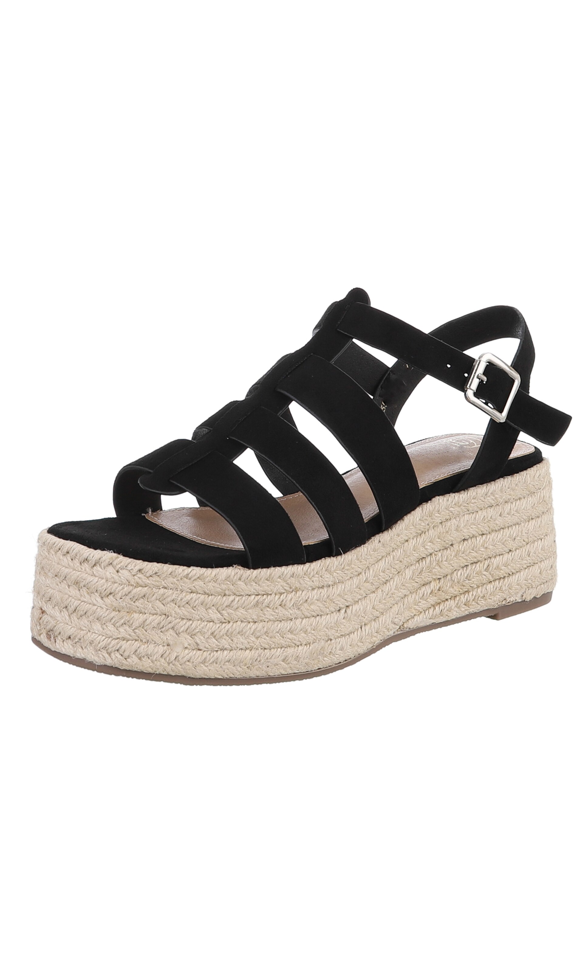 Ital-Design Sandalette in schwarz, Produktansicht