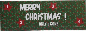 Boxer 'X-MAS' di Only & Sons in nero: frontale