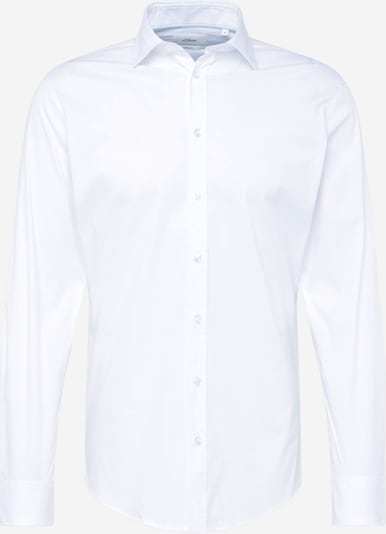 s.Oliver BLACK LABEL Chemise business en blanc, Vue avec produit