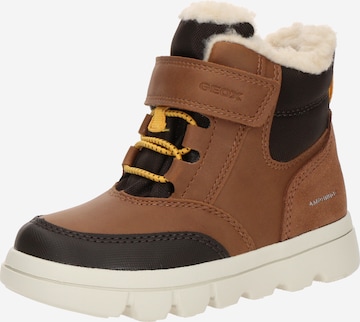 GEOX Stiefel 'Willaboom' in Braun: Vorderseite