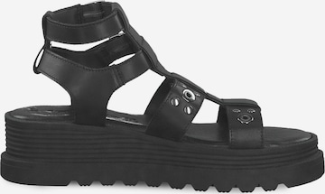 TAMARIS Strap Sandals in Black